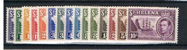 Image of St Helena SG 131/40 UMM British Commonwealth Stamp